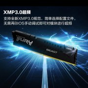 金士顿 16G DDR5 6000野兽系列内存条京东特价只要