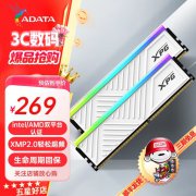 <b>威刚 16G DDR4 3600内存条京东限时特价只要269元</b>