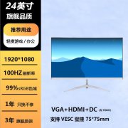 冠捷 PO显示器限时特价只要369元 2K超清无边框设